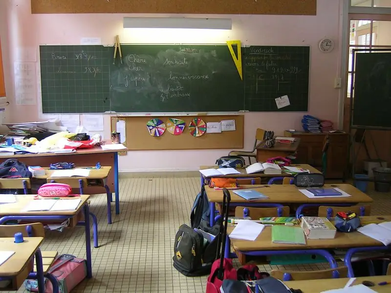 Une salle de classe