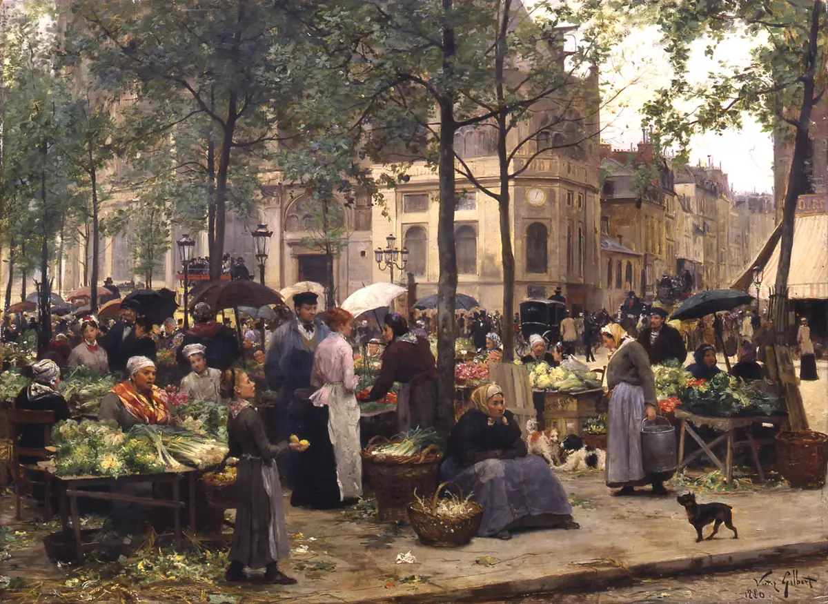 Scène de vie quotidienne en France